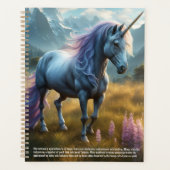Unicorn Symbolismus-Kalender Planer (Vorderseite)