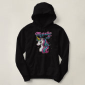 Unicorn T Majestic AF T Unicorn 252 Hoodie (Design vorne)