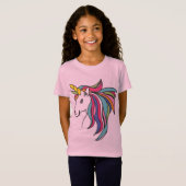 Unicorn-T-Shirt T-Shirt (Vorne ganz)