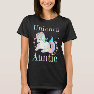 Unicorn Tante Birthday Squad Girls Tante Mag T-Shirt
