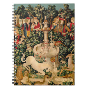 Unicorn Tapestries Found Legend Myth Medieval Art Notizblock