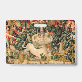 Unicorn Tapestries gefunden Legende Mythisch Ausweis (Rückseite)