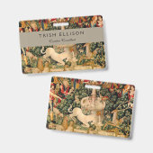Unicorn Tapestries gefunden Legende Mythisch Ausweis (Vorder- & Rückseite)