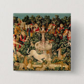 Unicorn Tapestries gefunden Legende Mythisch Button (Vorderseite)
