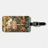 Unicorn Tapestries gefunden Legende Mythisch Gepäckanhänger (Vorderseite horizontal)