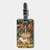 Unicorn Tapestries gefunden Legende Mythisch Gepäckanhänger (Vorderseite vertikal)