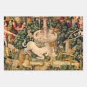 Unicorn Tapestries gefunden Legende Mythisch Geschenkpapier Set (Vorderseite)