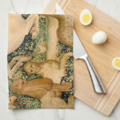 Unicorn Tapestries gefunden Legende Mythisch Handtuch (Viertel Falte)