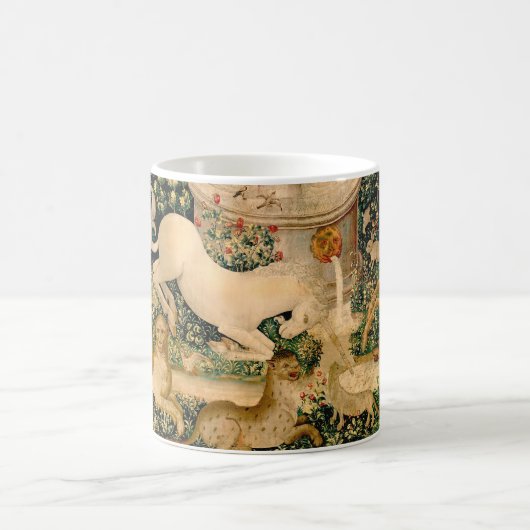 Unicorn Tapestries gefunden Legende Mythisch Kaffeetasse (Mittel)