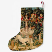 Unicorn Tapestries gefunden Legende Mythisch Kleiner Weihnachtsstrumpf (Rückseite)