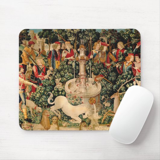 Unicorn Tapestries gefunden Legende Mythisch Mousepad (Mit Mouse)