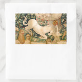 Unicorn Tapestries gefunden Legende Mythisch Rechteckiger Aufkleber (Tasche)