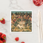 Unicorn Tapestries gefunden Legende Mythisch Serviette (Beispiel)