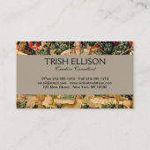 Unicorn Tapestries gefunden Legende Mythisch Visitenkarte (Rückseite)