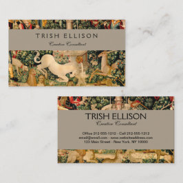 Unicorn Tapestries gefunden Legende Mythisch Visitenkarte