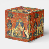 Unicorn Tapestries Lady Legend Mittelalter Geschenkschachtel (Rückseite)