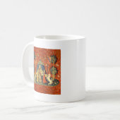 Unicorn Tapestries Lady Legend Mittelalter Kaffeetasse (Vorderseite Links)