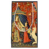 Unicorn Tapestries Lady Legend Mittelalter Kleine Geschenktüte (Vorderseite)