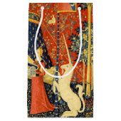 Unicorn Tapestries Lady Legend Mittelalter Kleine Geschenktüte (Vorderseite)