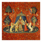 Unicorn Tapestries Lady Legend Mittelalter Poster (Vorderseite)
