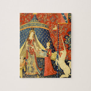 Unicorn Tapestries Lady Legend Mittelalter Puzzle