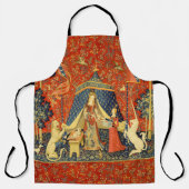 Unicorn Tapestries Lady Legend Mittelalter Schürze (Vorderseite)