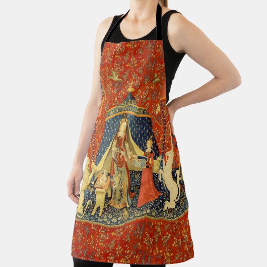 Unicorn Tapestries Lady Legend Mittelalter Schürze (InSitu)