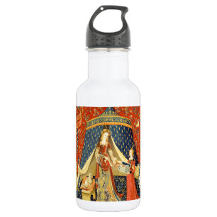 Unicorn Tapestries Lady Legend Mittelalter Trinkflasche