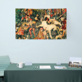 Unicorn Tapestries Mittelalterliche Klassische Ver Banner (Messeveranstaltung)