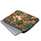 Unicorn Tapestries Mittelalterliche Klassische Ver Laptopschutzhülle (Vorne Knopf)