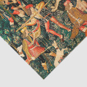 Unicorn Tapestries Mittelalterliche Klassische Ver Seidenpapier (Ausschnitt)