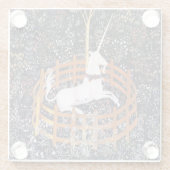 Unicorn Tapestry #7 Glasuntersetzer (Rückseite)