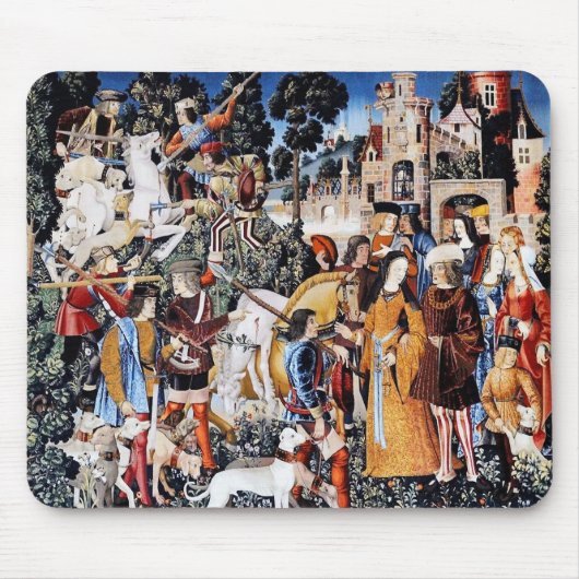 Unicorn Tapestry Mouse Pad Mousepad (Vorne)