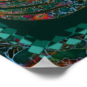 Unicorn Tapestry Poster (Ecke)