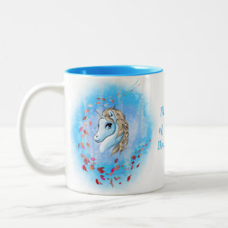Unicorn Tasse Geschenk - Winterthema