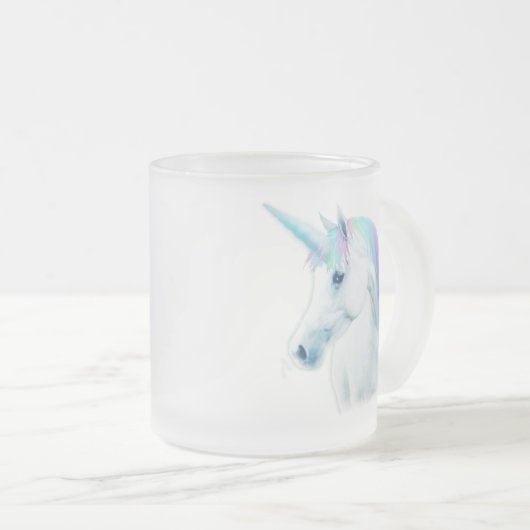 Unicorn-Tasse Mattglastasse (VorderseiteRechts)