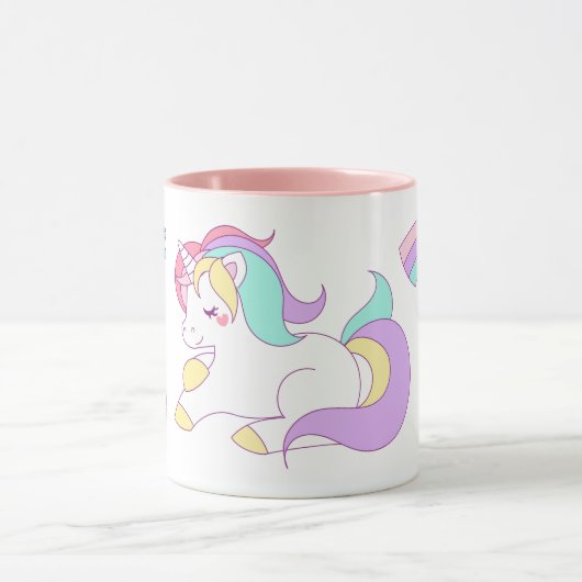 Unicorn-Tasse Tasse (Zentrum)