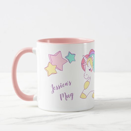Unicorn-Tasse Tasse (Links)