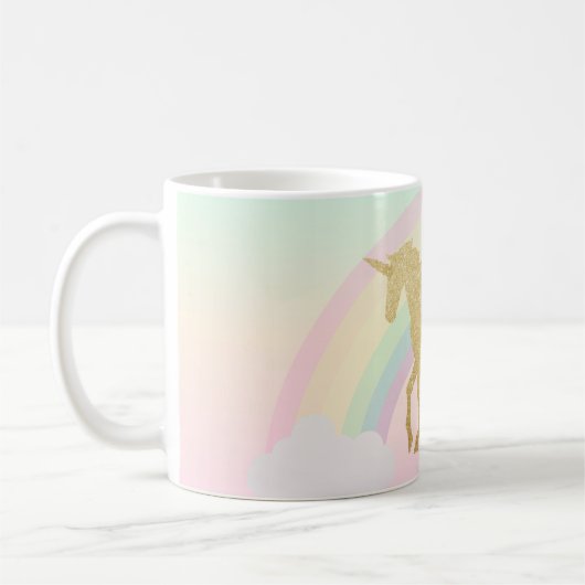Unicorn-Tasse, Unicorn-Kaffee-Tasse Kaffeetasse (Links)
