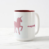 Unicorn-Tasse Zweifarbige Tasse (VorderseiteRechts)
