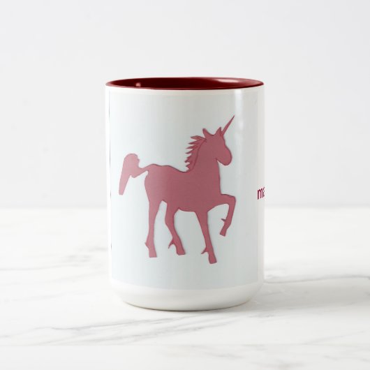 Unicorn-Tasse Zweifarbige Tasse (Mittel)