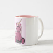 Unicorn-Tasse Zweifarbige Tasse (VorderseiteRechts)