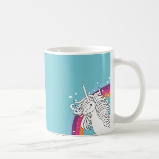 UNICORN-TASSEN-BLAU KAFFEETASSE (Rechts)