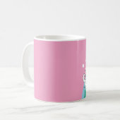 UNICORN-TASSEN-ROSA KAFFEETASSE (Vorderseite Links)