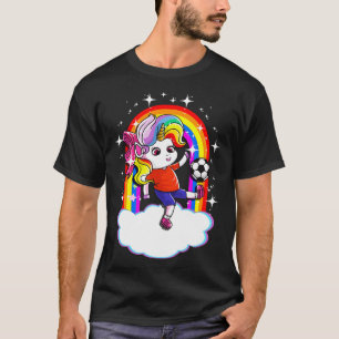 Unicorn Team Mama Coach Vater Niedlich Girl T-Shirt