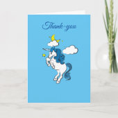 Unicorn Thank You Card Dankeskarte (Vorderseite)