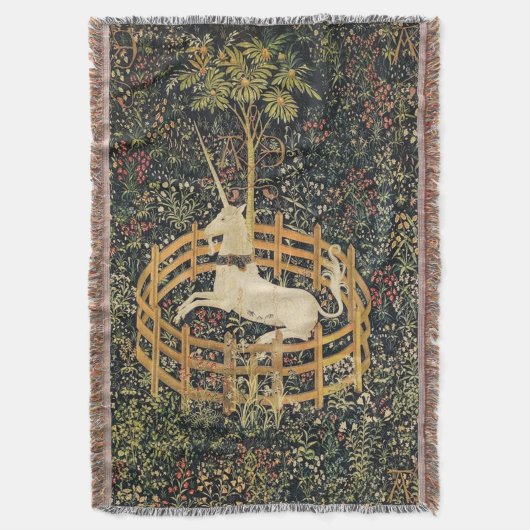Unicorn Throw Blanket Decke (Vorderseite Vertikal)