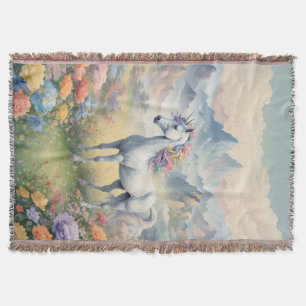 Unicorn Throw Blanket Decke