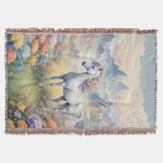 Unicorn Throw Blanket Decke