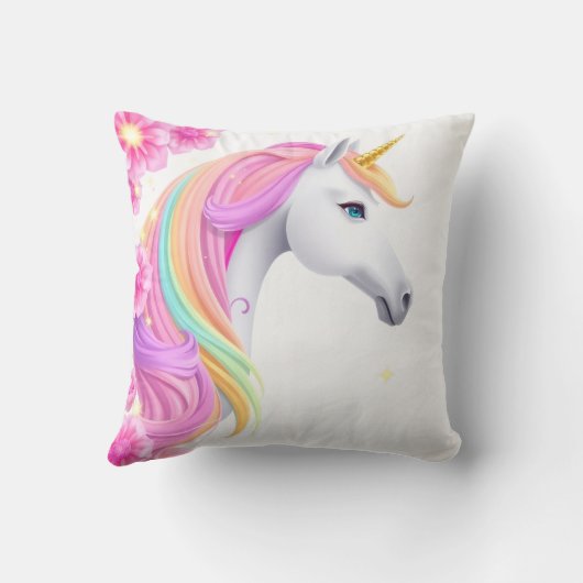 Unicorn Throw pillow Kissen (Rückseite)